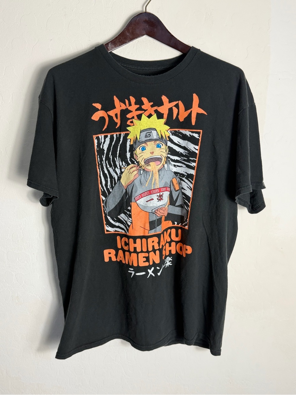 Black Ichiraku Ramen Shop Graphic Tee - Anime Inspired - Picture 1 of 7